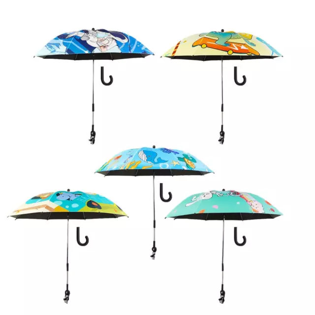 Parapluie de poussette universel à clipser 33,5 pouces pour poussette landau