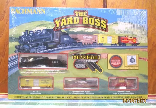 Bachmann The Yard Boss Electric Train Set N Scale E-Z Track System         #7007