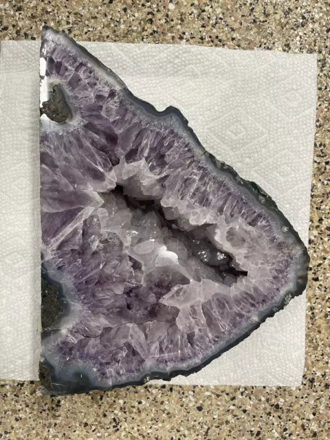 Large Amethyst Crystal Slice