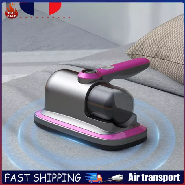 Handheld Mite Remover 2 Gear UV Mattress Cleaner for Carpets Sofa (Purple) FR