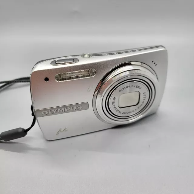 Olympus Mju 820 8.0MP Compact Digital Camera Silver Tested