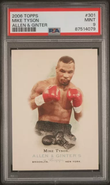 2006 Topps Allen & Ginter Mike Tyson #301 PSA 9 MINT  Boxing