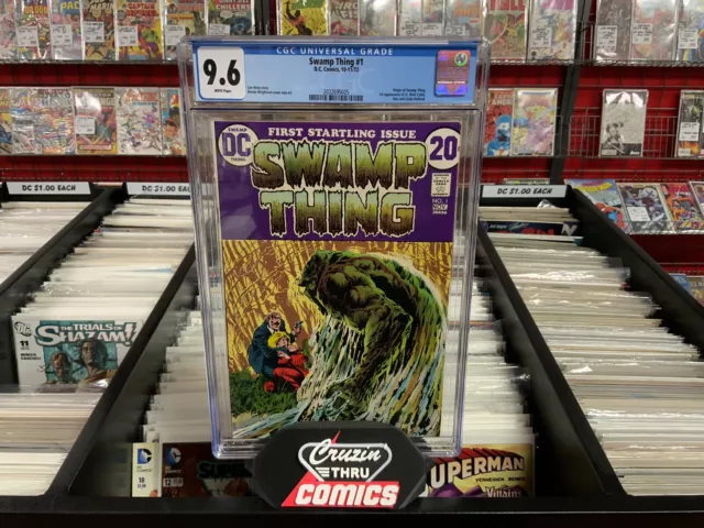 Swamp Thing #1 CGC 9.6! NM+ White Pages! Origin Of Swamp Thing! DC Comics ‘72!