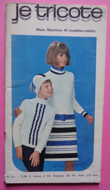 CATALOGUE ANCIEN LE CROCHET ET LE TRICOT D'ART n° 34 - 1976 - crochet filet EUR 5,00 - PicClick FR