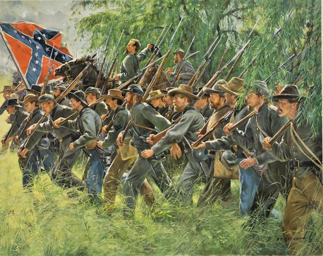 "General J.B. Gordon at Gettysburg, July 1, 1863" Don Troiani Civil War Print