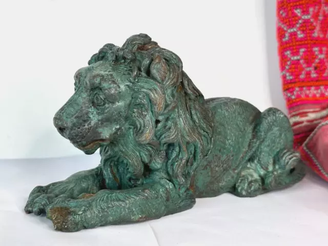 Old Bronze Cast Lion …beautiful collection and display piece