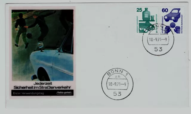 BRD Mi.- Nr. 697 A und 701 A auf FDC