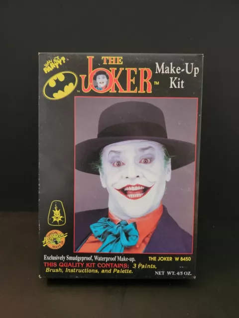 The Joker Make-Up Kit Batman Movie 1989 Generik Ink Unopened Jack Nicholson