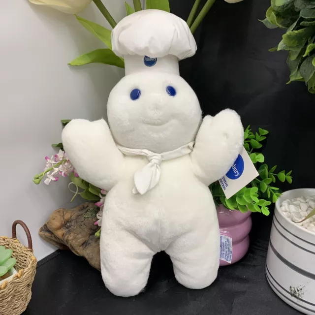 1990 Pillsbury Doughboy Poppin' Fresh 25th Anniversary Plush Doll (050323)