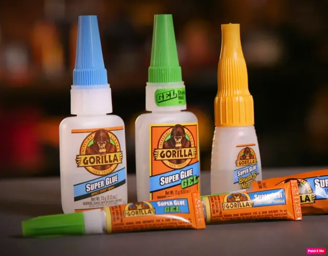 Gorilla Super Glue, Gel, Brush Nozzle Multi-Purpose Fast Strong Adhesive