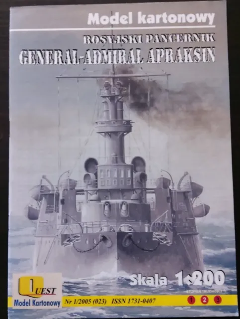 "Russisches Panzerschiff General-Admiral Apraksin v.1905", 1:200, Quest/PL 2005
