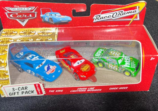 Cars Mattel Pixar The King finish line ￼￼lightning McQueen chick hicks