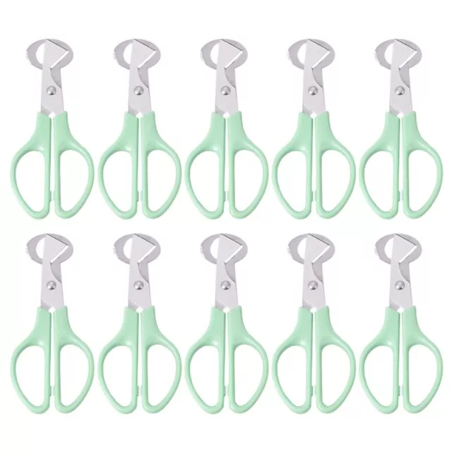 10pcs Quail Cutter for Bird Quail Opener Kitchen Shears Tool