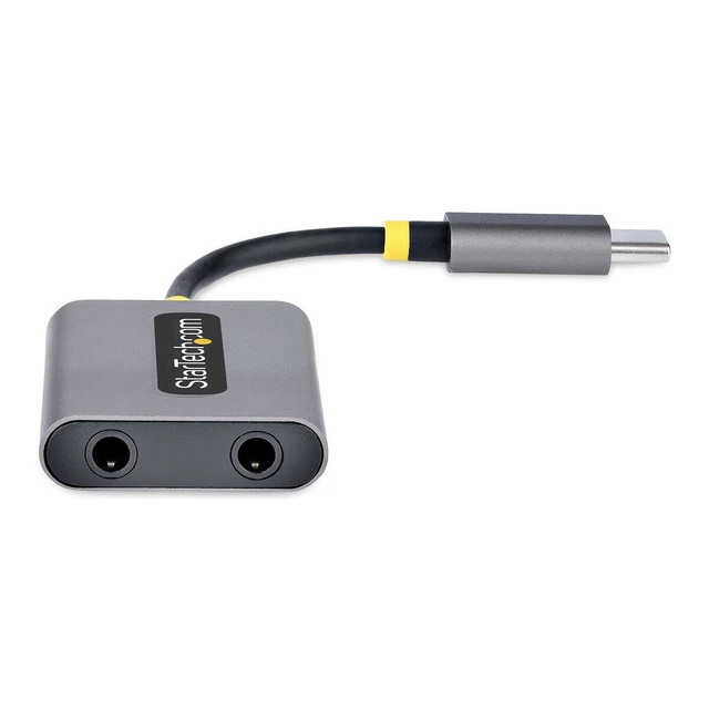 Adattatore POWERQ USB-C A Jack 3.5mm 2-in-1 Con Ricarica Rapida PD 60W - Compatibile Con Galaxy, Pixel, IPad E Altri, Colore Grigio - 2