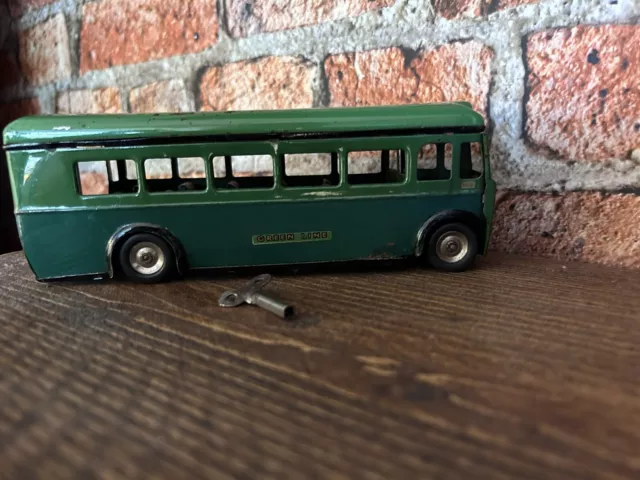 Vintage Triang Minic Green line Bus