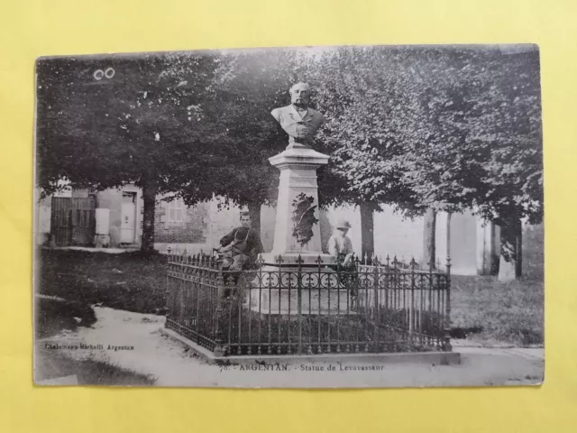 CPA 61 - ARGENTAN Orn STATUE of the POET Gustave LIFT
