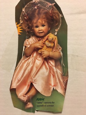 REDUCED-Abbie porcelain doll by Linda Murray  Paradise Galleries Treasury Coll