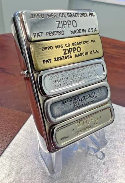 Zippo Windproof Lighter BOTTOM STAMPS HP Chrome Limited Edition 2006 NEW RARE