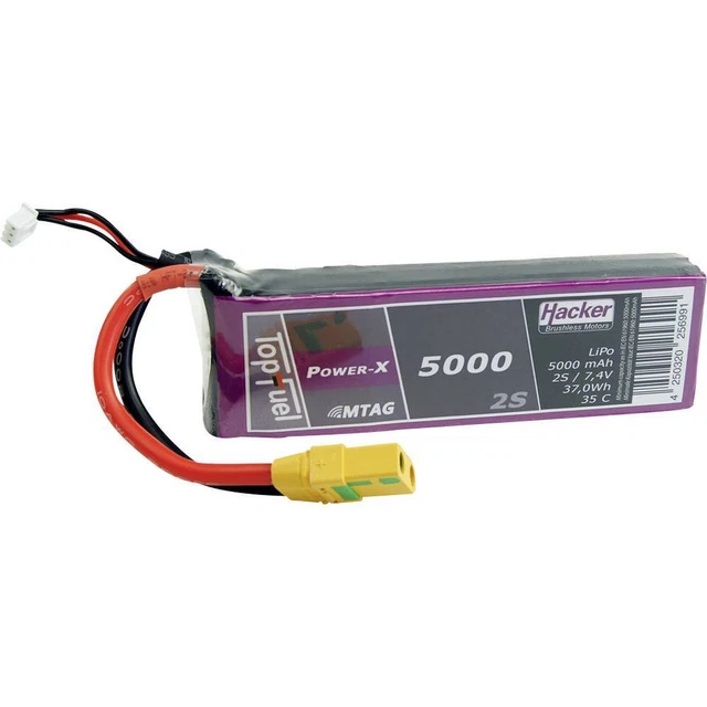 Traxxas LiPo Akkupack 11.1V 5000mAh 3S 25C – Hardcase Mit ID-Stecksystem Für RC-Modelle