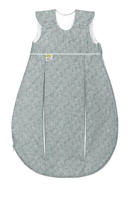 Odenwälder Schlafsack Baby-Schlafsack Prima Klima Jersey White Leaves SEHR GUT