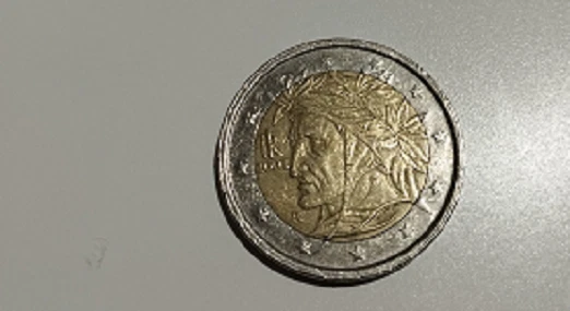 pièce de 2 euros rare 2002 Dante Alighieri