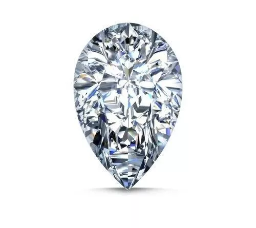 0.50 ct pear diamond - Lab grown diamond for ring - Pear HPHT diamond