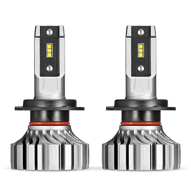 Kit fari LED Novsight H7 lampadina Canbus anabbagliante remoto vs alogeno