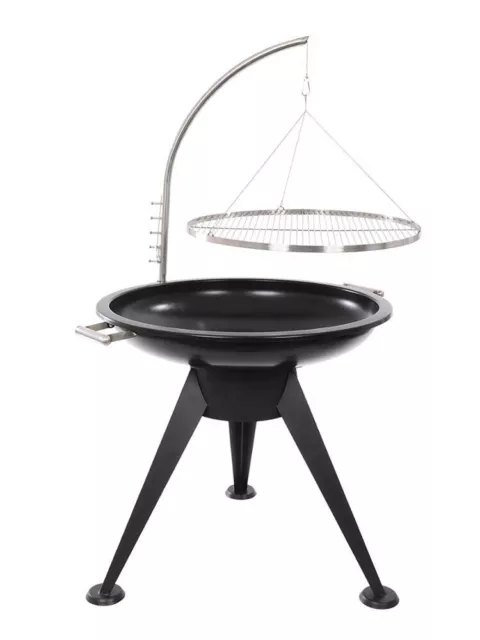80cm Barbecue With Hanging Grill Outdoor BBQ Charcoal Baking Smoker BBQ