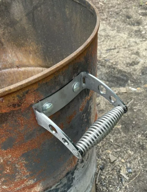 Feuertonne Tür Ofen Ersatzgriff BBQ Korb Säule Feuer Öl Fass Smoker