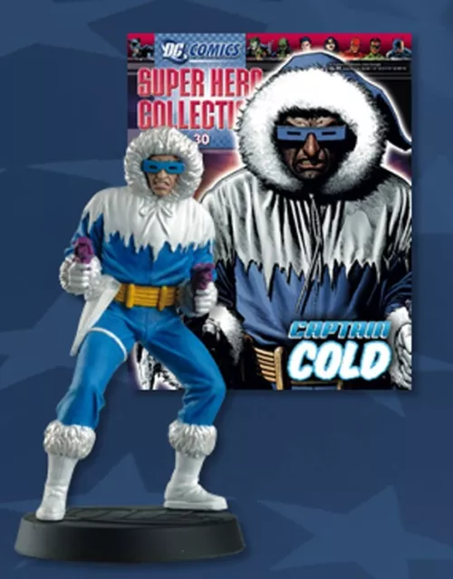 En Caja + Revista Dc Superhero Collection Figura De Plomo Nº 30 Captain Cold