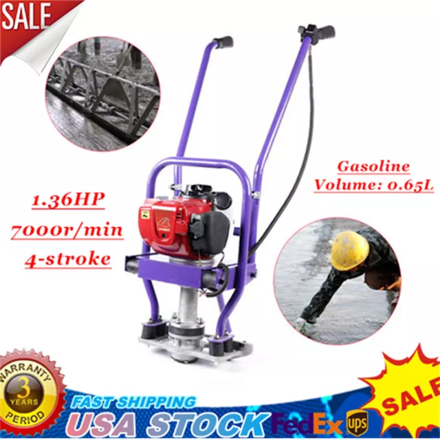 4 Stroke Commercial Gas Power Concrete Surface Vibratory Leveling Screed Tamper