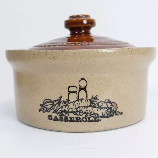 Pearsons of Chesterfield 1810 England Casserole Lidded Mini Dish Pottery Kitchen