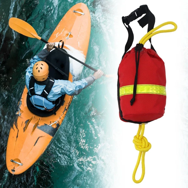 Throw Bag for Water Rescue with Rope for Buoyant Dinghy Canoe Yacht Sailing