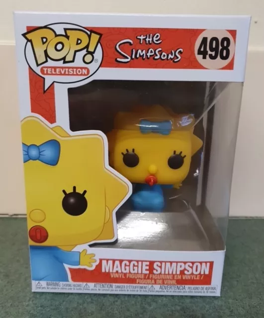 Funko Pop! Vinyl The Simpsons Maggie Simpson  #498  Bnib Sealed  New In Box