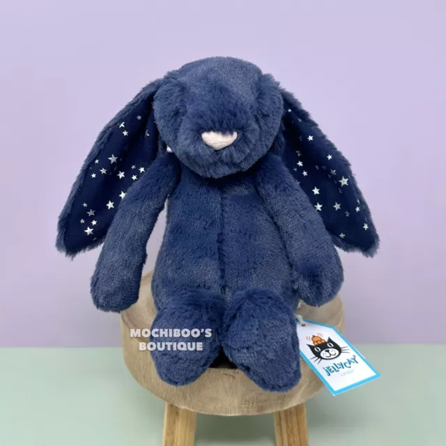 NWT Jellycat BASHFUL STARDUST BUNNY [SMALL] Plush Toy Hard to Find FAST SHIP!