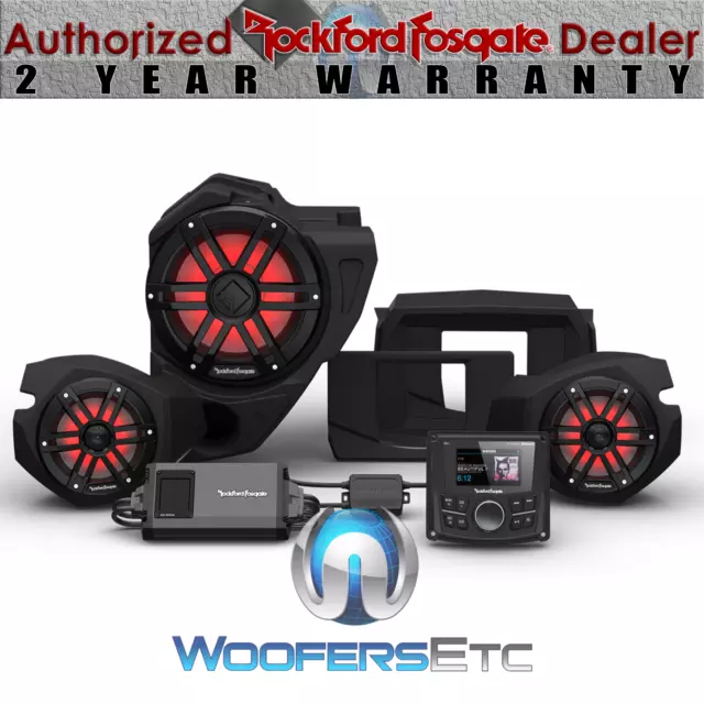 Rockford Fosgate Rzr14-Stg3 Audio Kit For Select Polaris Rzr Models 2014 - Up