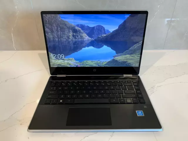 HP Pavilion x360 14" Intel 8GB 256GB SSD Win11 Pro + Office 2019 USB-C Laptop