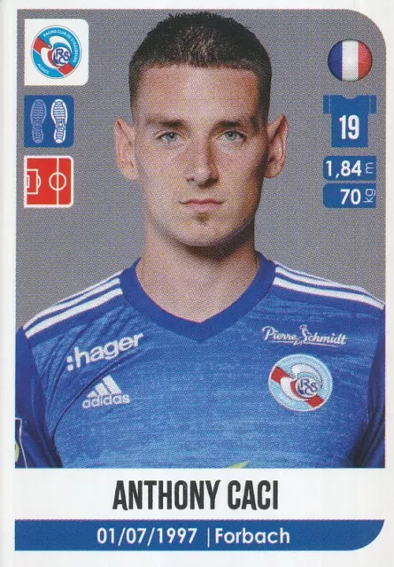 507 Anthony Caci ? Rc.strasbourg Sticker Panini Foot 2020-2021