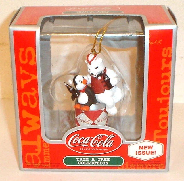 COCACOLA TRIMATREE COLLECTION Ornament "Polar Bear & Penguin on Coke