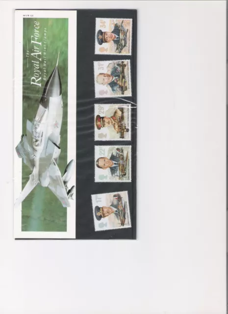 1986 Royal Mail Presentation Pack The Royal Airforce Decimal Mint Stamps