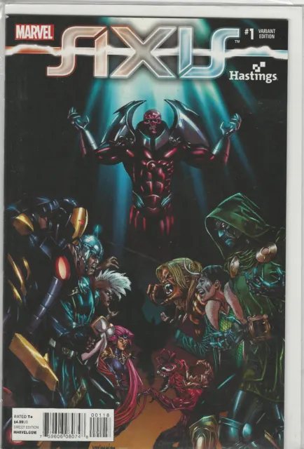 Axis #1 Hastings Variant Avengers and X-Men Marvel Comics NM