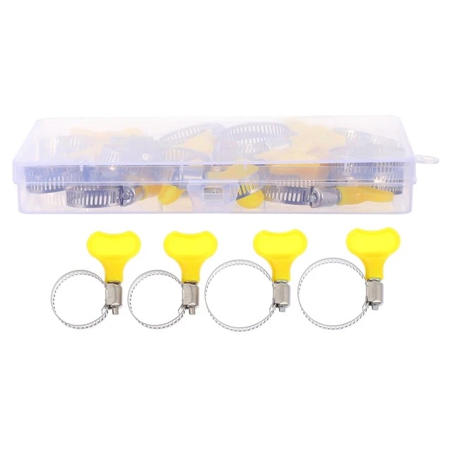 20 pz clip morsetto maniglia per ingranaggi a vite senza fine fascette per tubi del carburante