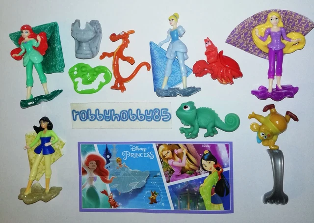 DISNEY PRINCESS COMPLETE Set Of 8 With All Papers Kinder Surprise 2018 20.40 PicClick UK