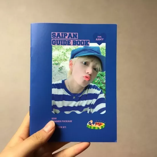 BTS Bangtan Boys Official 2018 Summer Package Saipan Guide Book V KPOP