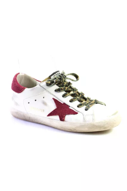 Golden Goose Deluxe Brand Womens Colorblock Lace-Up Sneakers White Size EUR37