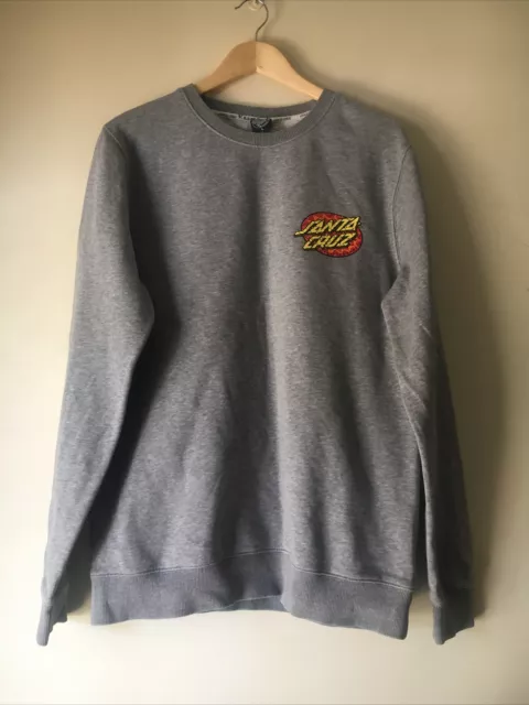 Santa Cruz Crew Neck Sweatshirt Jumper Mens Large