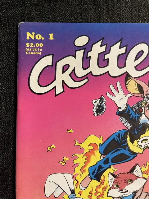 Critters #1 Fantagraphics USAGI YOJIMBO Appearance Sakai Cover & Art June 1986 2