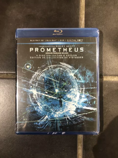 BRAND NEW Blu Ray / 3D / DVD Prometheus Collector's Edition - B2