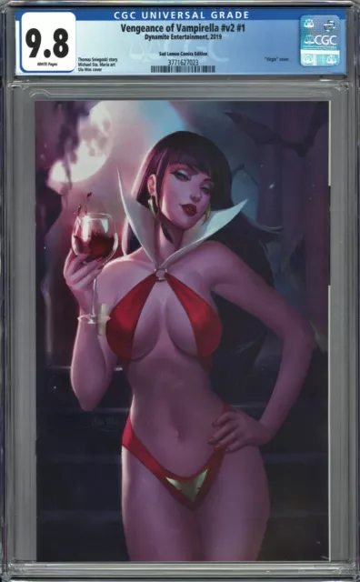 VENGEANCE OF VAMPIRELLA #1 CGC 9.8 Ula Mos VIRGIN Variant