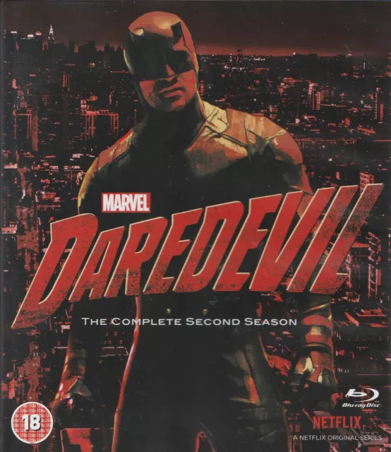 DAREDEVIL Series 2 4xBlu-ray 2016 Charlie Cox/Deborah Ann Woll/Elden Henson